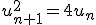u_{n+1}^2=4u_n